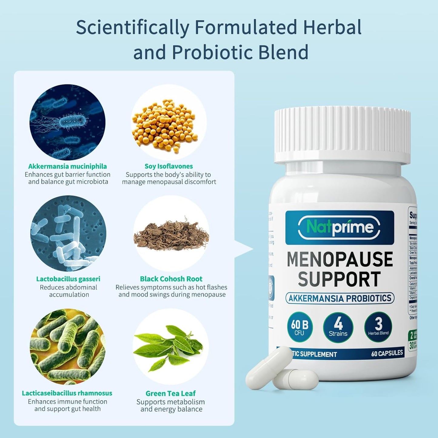 Menopause Probiotic GLP-1 Supplements for Women-120