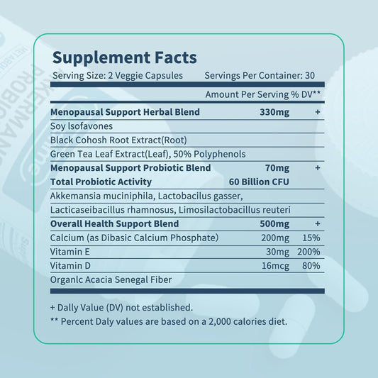 Menopause Probiotic GLP-1 Supplements for Women-120