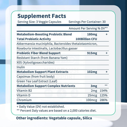 Akkermansia Probiotic GLP-1 Supplement-180